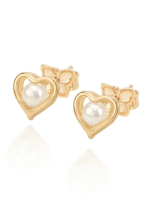ROMMANEL-BRINCO BANHADO A OURO 18K COM PÉROLAS SINTÉTICAS -  5245250026