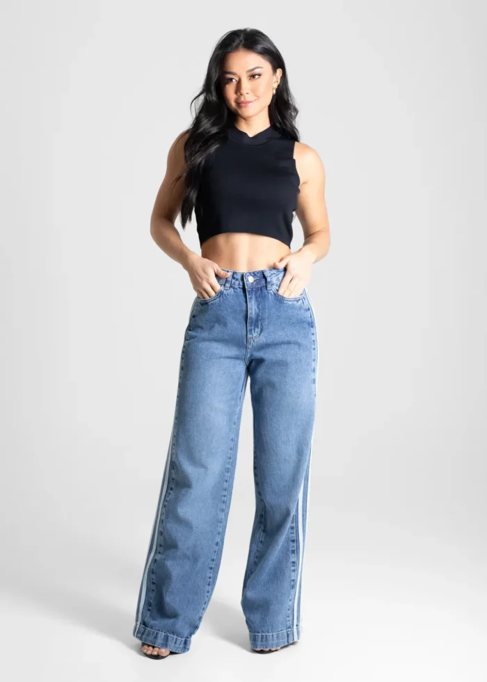 Calça Jeans Sawary Wide Leg - 280254 - Imagem 2