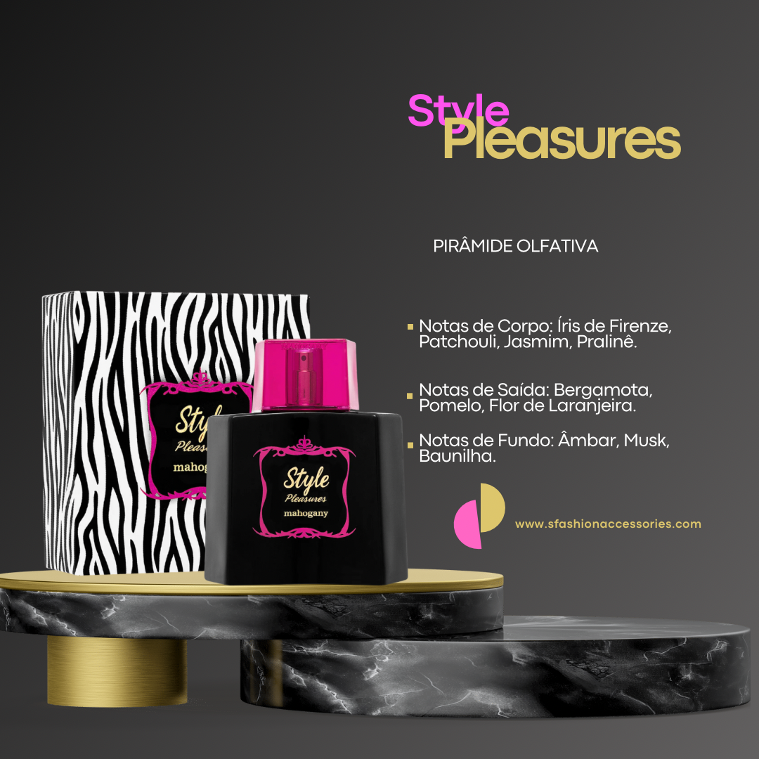Fragrância Desodorante Corporal Style Pleasures 100ml- Mahogany. - Imagem 5