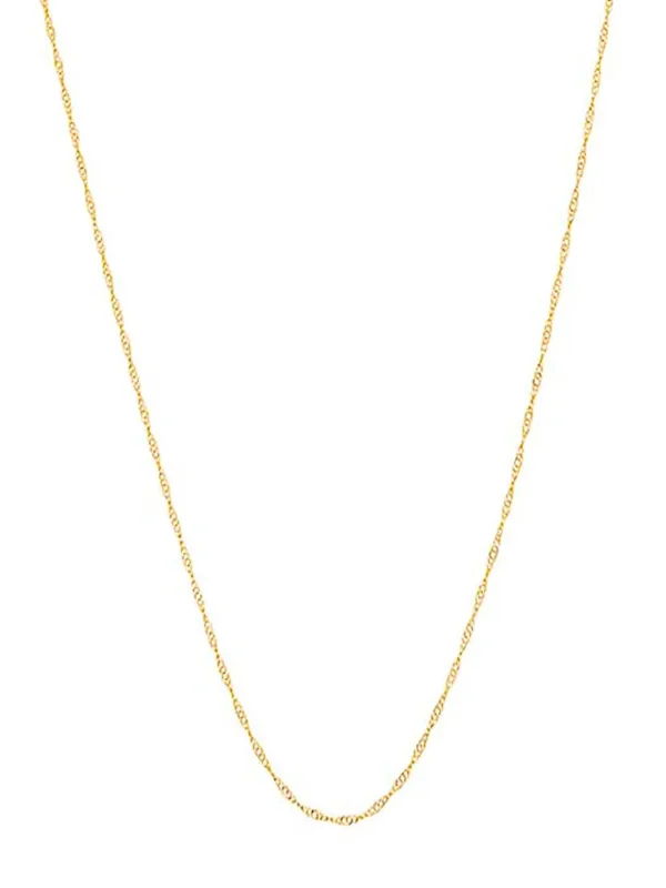 Rommanel =GARGANTILHA SINGAPURA BANHADO A OURO 18K - TAM.50 5311545000