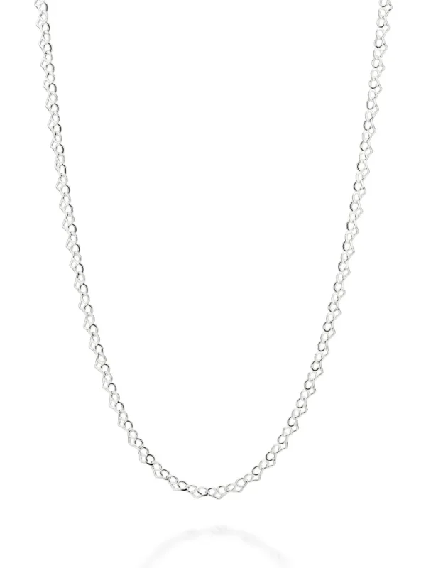 Rommanel - GARGANTILHA CORAÇÃO INFINITO DE PRATA 925 - TAM.50 8300775000