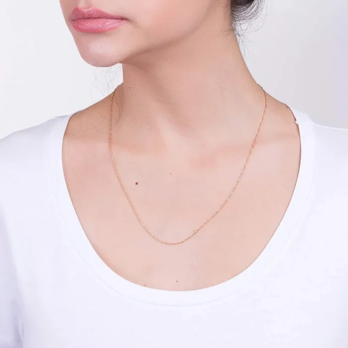 Rommanel =GARGANTILHA SINGAPURA BANHADO A OURO 18K - TAM.50 5311545000 - Imagem 3