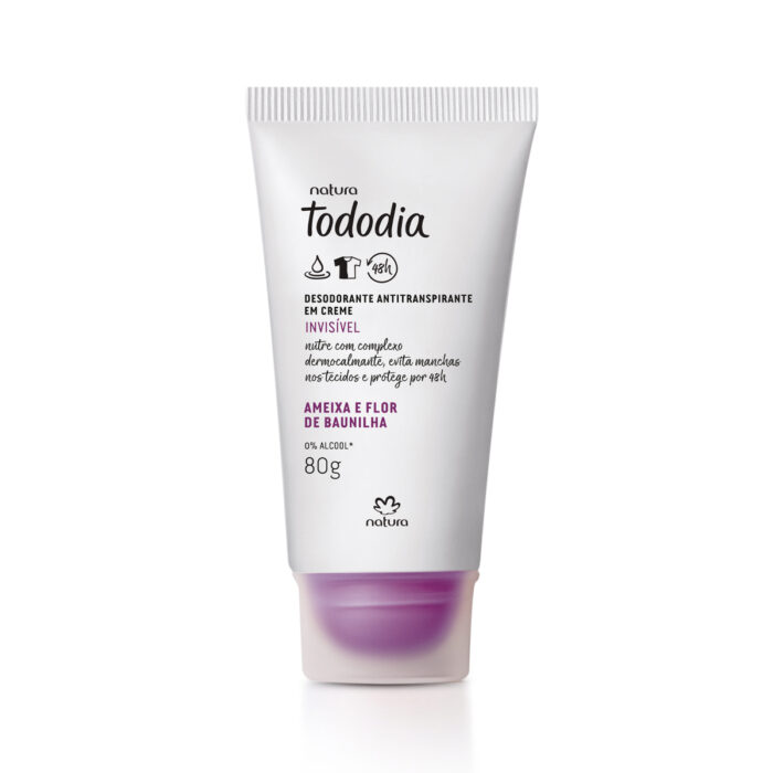 Desodorante Antitranspirante em Creme Tododia Ameixa e Flor de Baunilha - Imagem 2
