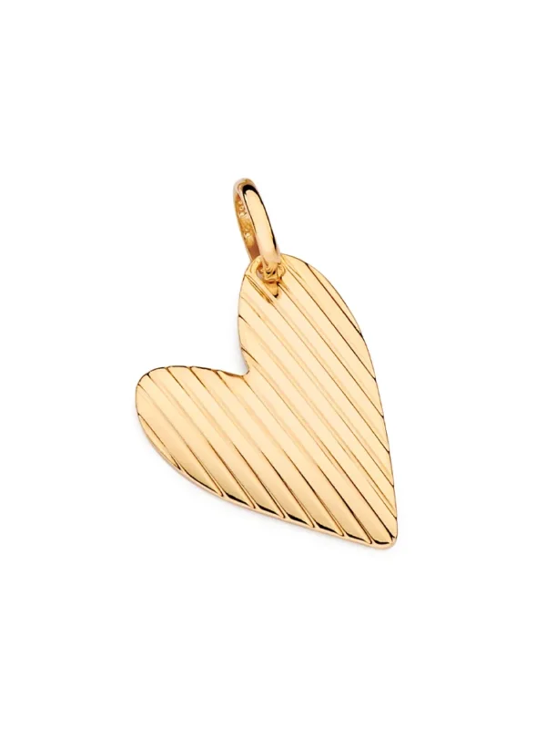Rommanel - PINGENTE CORAÇÃO BANHADO A OURO 18K -5260530000