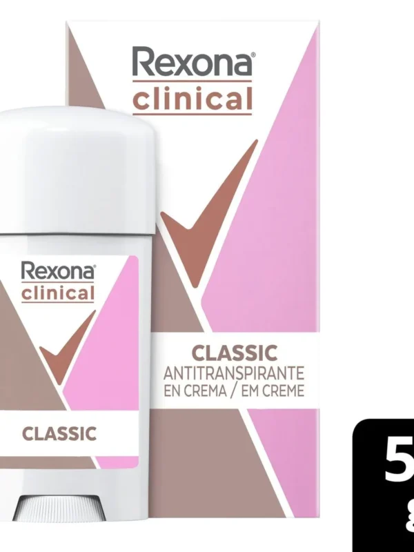 Desodorante Antitranspirante Em Creme Rexona Clinical Classic 58g