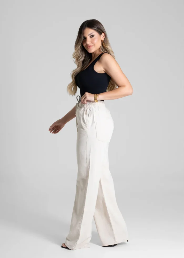 Calça Linho Sawary Wide Leg - 280521 - Imagem 4