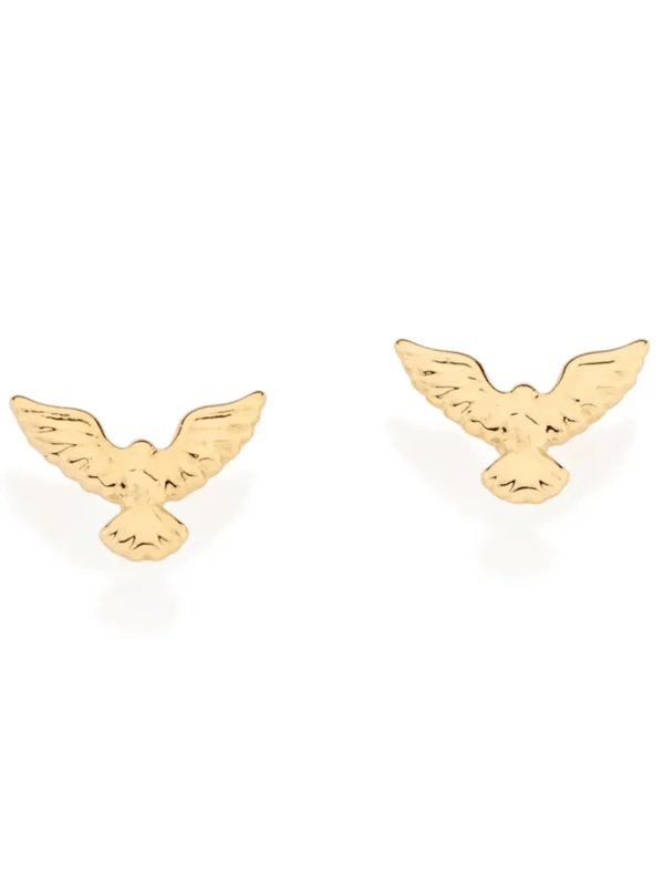 Rommanel- BRINCO ESPÍRITO SANTO BANHADO A OURO 18K - TAM.ÚNICO 527249