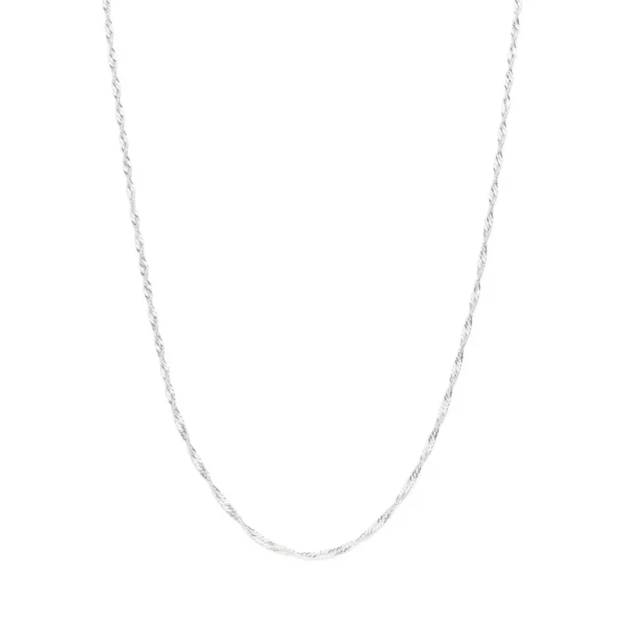 Rommanel - GARGANTILHA SINGAPURA DE PRATA 925 - TAM.42  830115