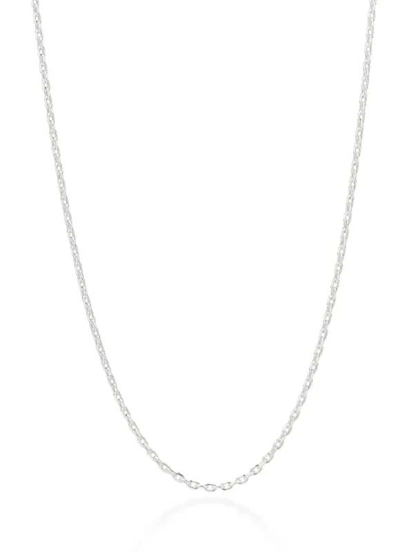 Rommanel -GARGANTILHA ELO CADEADO DE PRATA 925 - TAM.50 8301135000