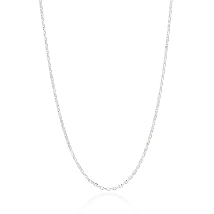 Rommanel -GARGANTILHA ELO CADEADO DE PRATA 925 - TAM.50 8301135000