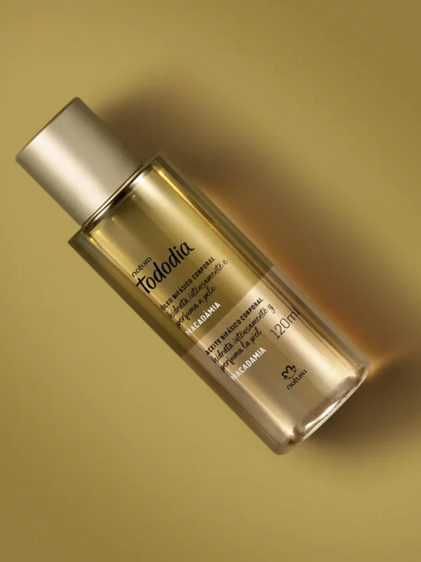 Óleo Bifásico Macadâmia Corporal Tododia Natura 120ml
