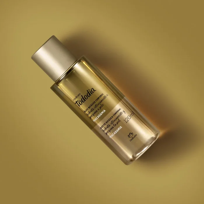 Óleo Bifásico Macadâmia Corporal Tododia Natura 120ml