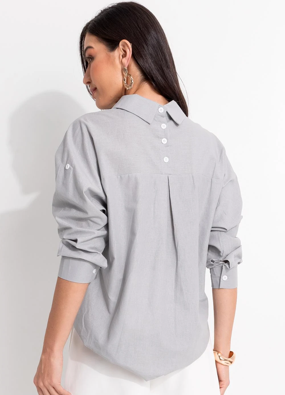 Quintess - Camisa Preto em Alfaiataria - Imagem 6