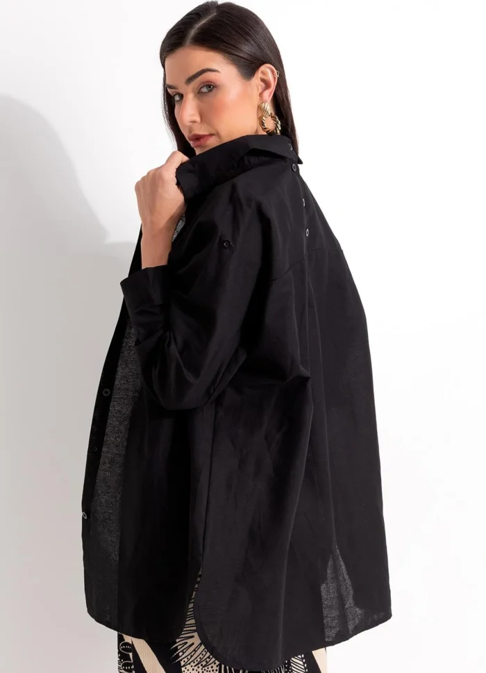 Quintess - Camisa Preto em Alfaiataria - Imagem 9