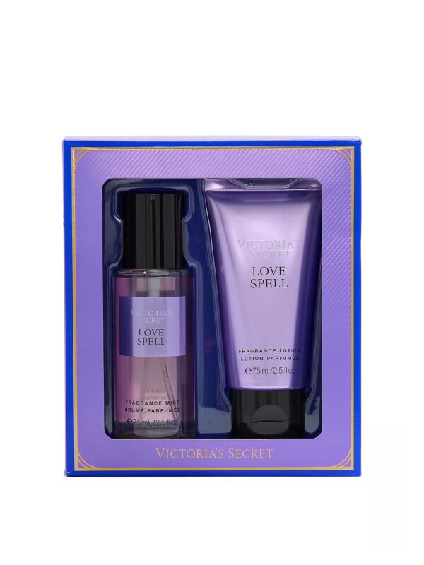 Kit Miniatura Love Spell Body Splash 75ml e Hidratante 75ml - Victorias Secret