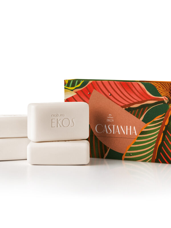 Sabonete em Barra Puro Vegetal Cremoso Ekos Castanha- Natura