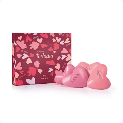 Natura - Presente Natura Tododia Sabonetes Sortidos Corações (4 barras)