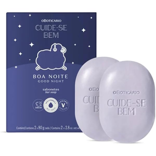 Sabonete em Barra Cuide-se Bem Boa Noite 2 Unidades 80 g Cada-oBoticario