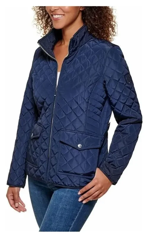 Jaqueta acolchoada leve feminina Tommy Hilfiger