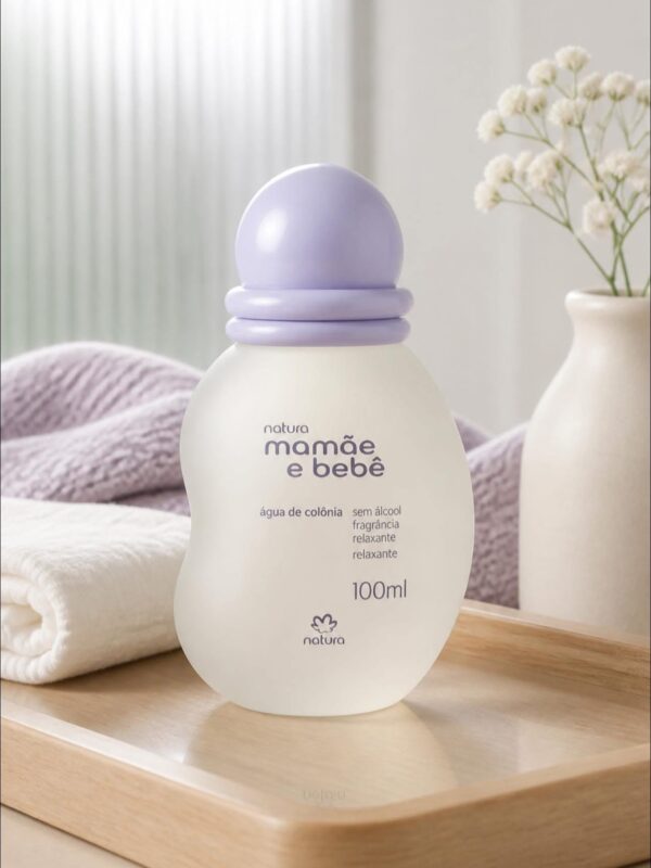 Água De Colônia Sem Álcool Fragrância Relaxante Mamãe E Bebê 100 ml