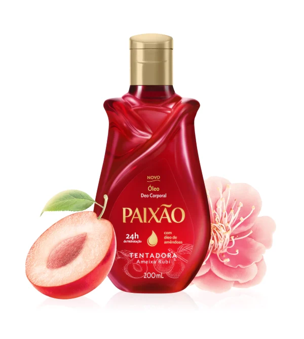 Óleo Corporal Paixão Tentadora Ameixa Rubi -100ML