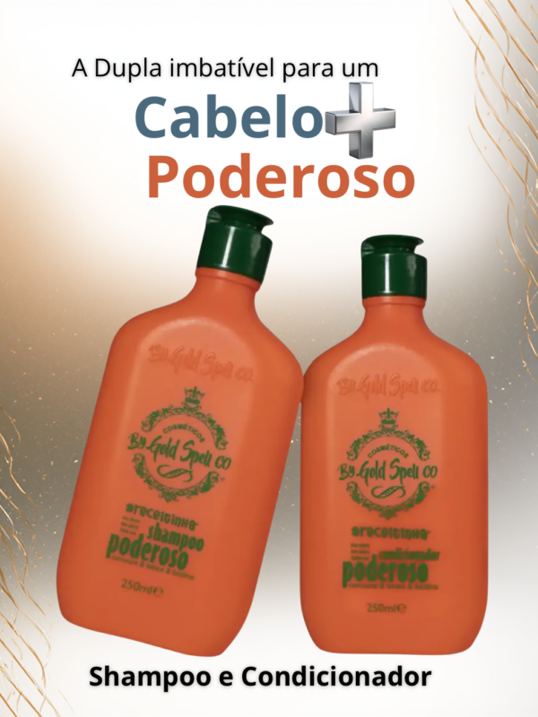 Kit -Shampoo e  Condicionador poderoso- Goold Spell
