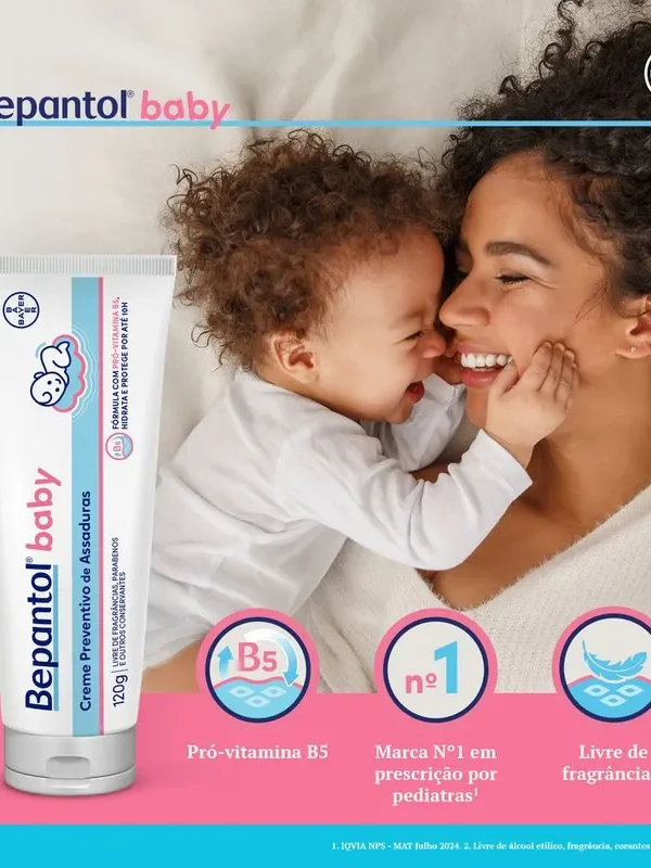 Creme Antiassaduras de bebê - Bepantol Baby 30g