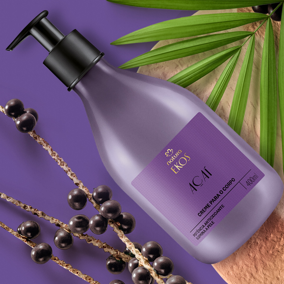 Creme Desodorante Hidratante para o Corpo Ekos Açaí - Imagem 2