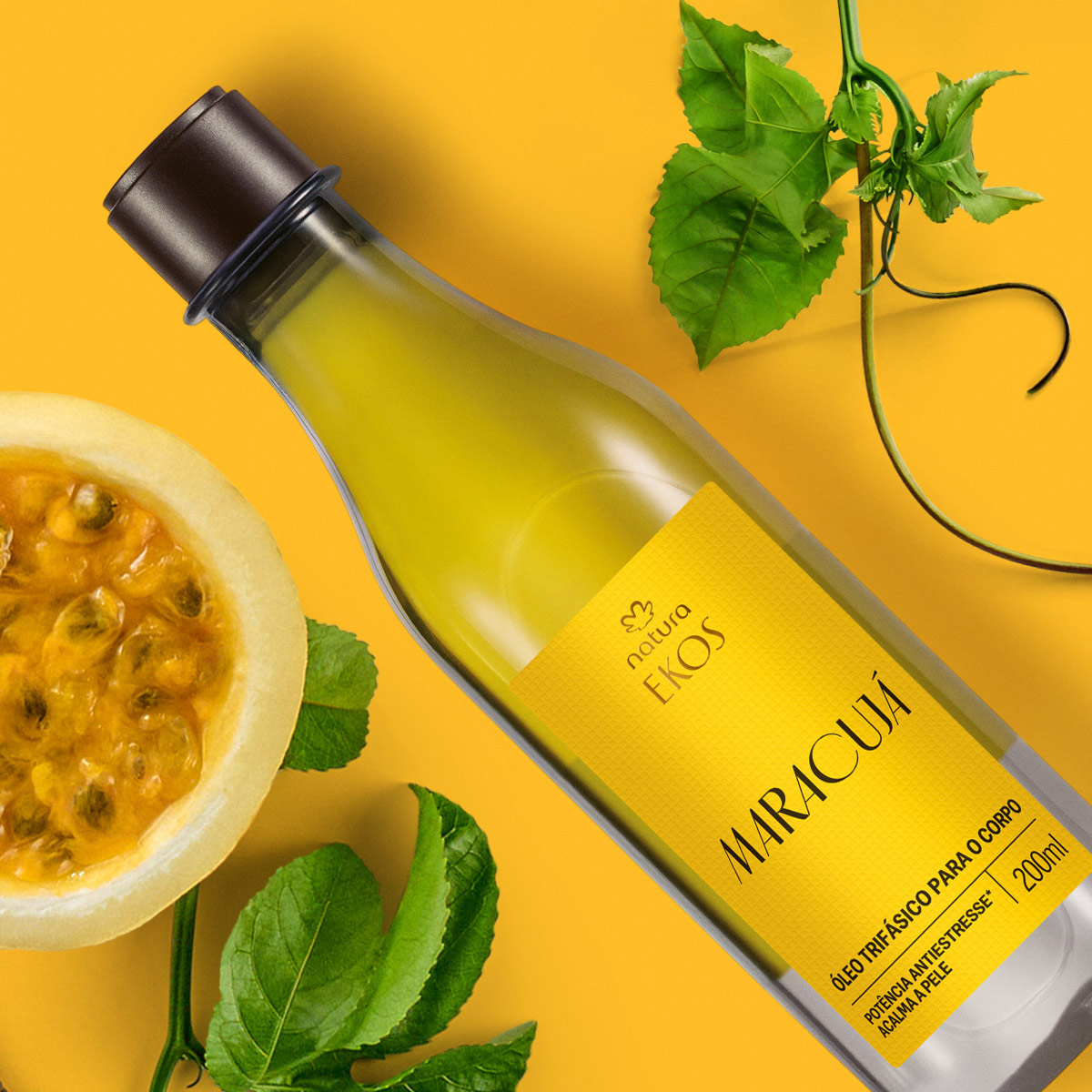 Óleo Trifásico Desodorante Corporal Ekos Maracujá - Imagem 3