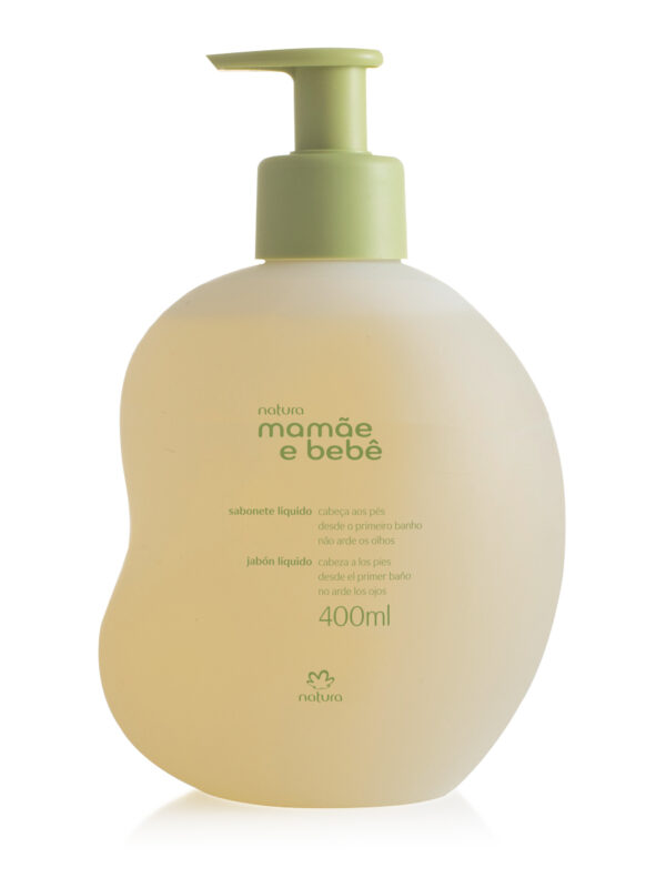 Sabonete Líquido da Cabeça aos Pés Mamãe e Bebê-400ml