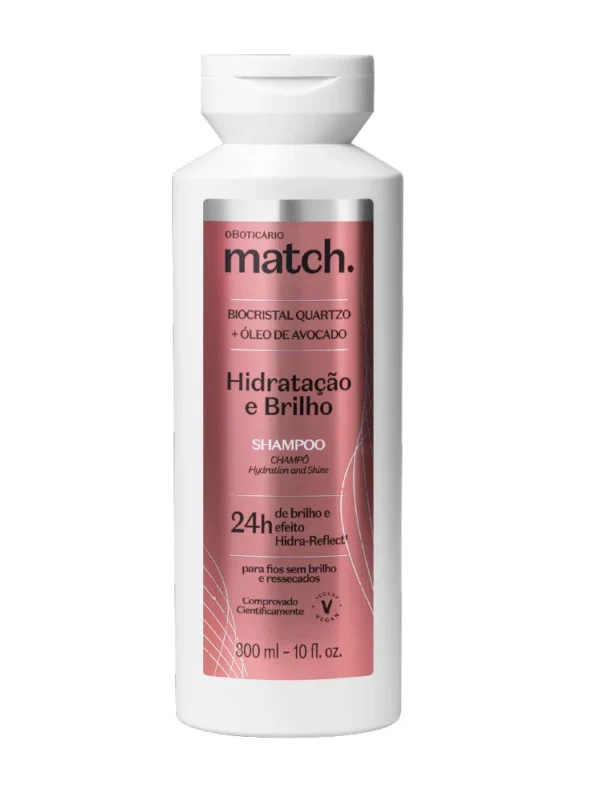 Shampoo Match Hidratação e Brilho, 300ml