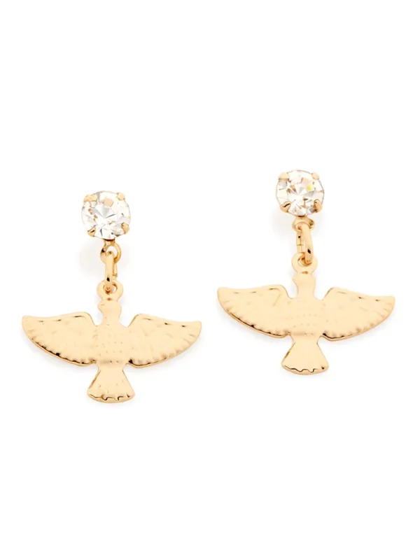 Rommanel-BRINCO ESPÍRITO SANTO BANH OURO 18K COM ZIRCÔNIAS 5252520006