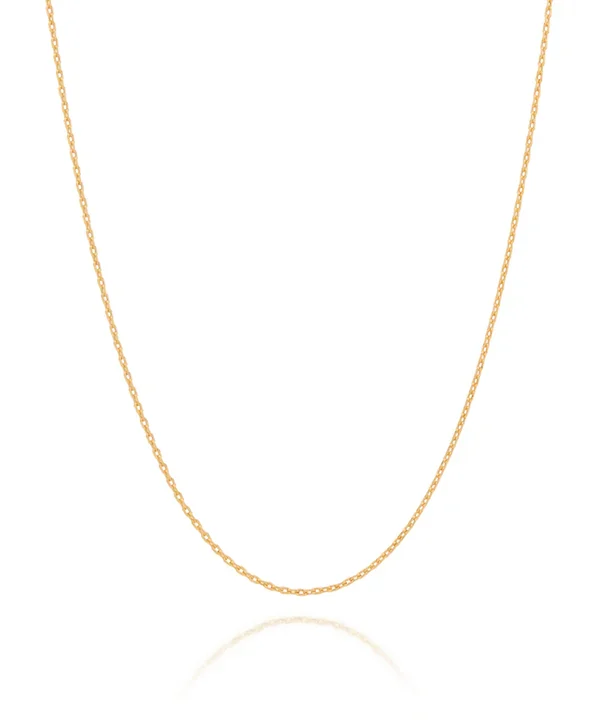 Rommanel-GARGANTILHA BANHADA A OURO 18K FIO CADEADO 5316384200