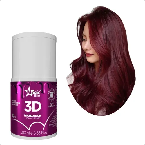 Magic Color - Mini Matizador 3D Roxo Cupcake 100ml