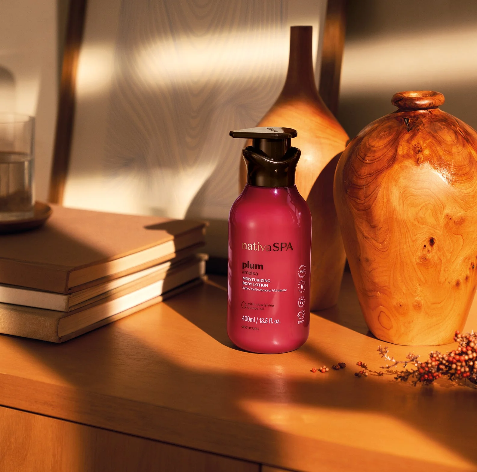 Loção Hidratante Nativa SPA Ameixa, 400ml - Imagem 3