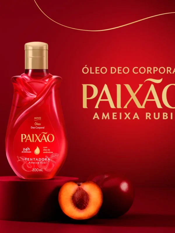 Óleo Corporal Paixão Tentadora Deo Ameixa Rubi 200ml