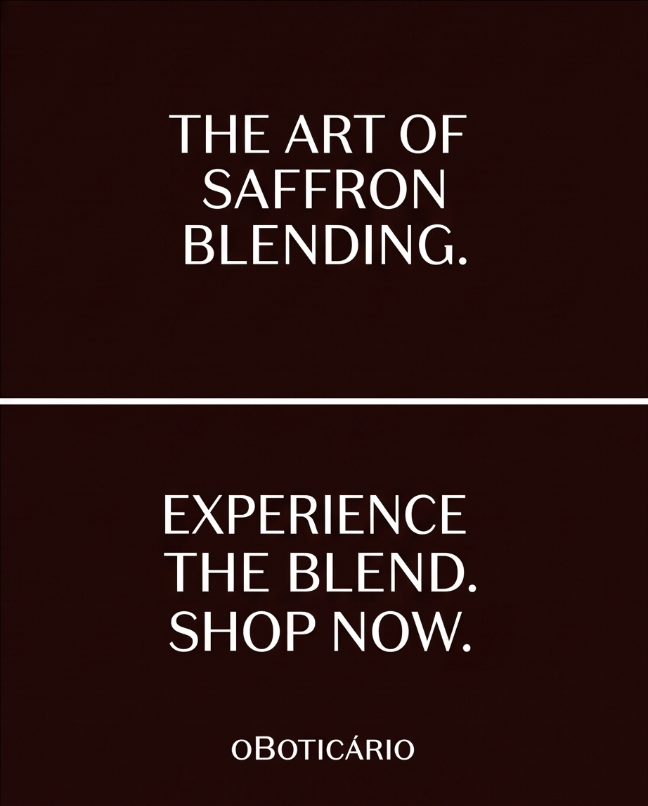 Lançamento" -The Blend Amber Saffron Eau de Parfum – O Boticário - Imagem 6