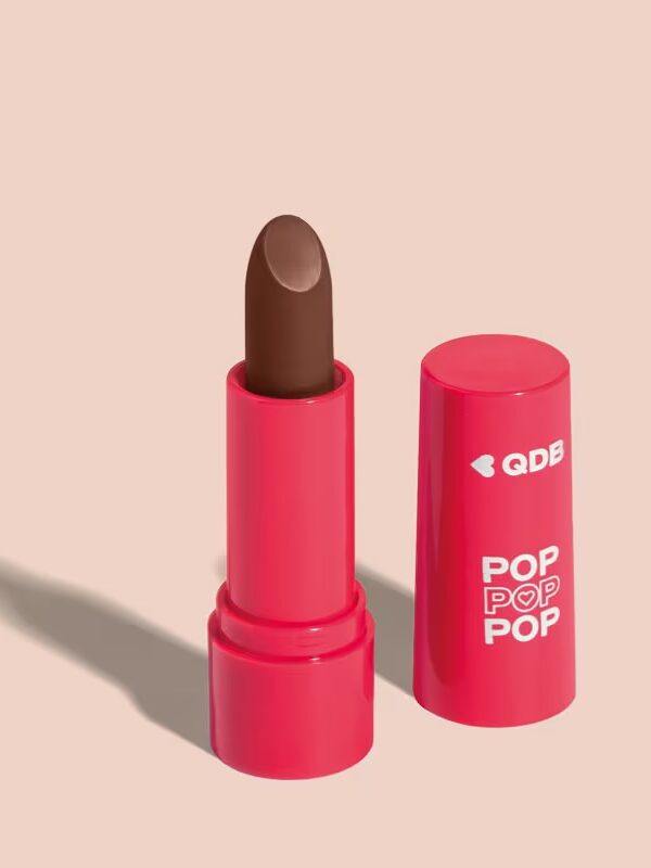 Batom Semi Mate Marrom Glacê POP 3,6g