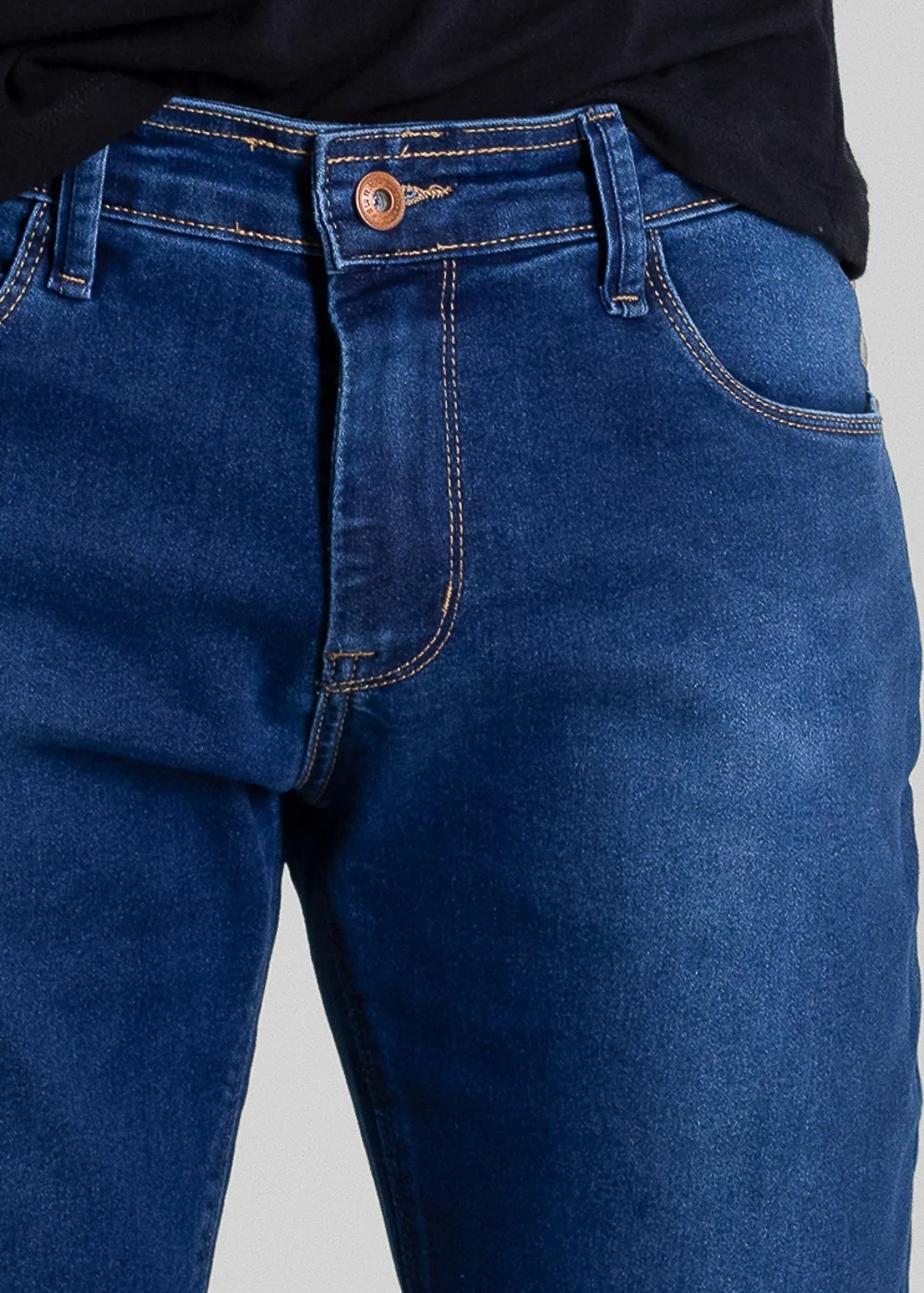 Calça Masculina Jeans Sawary Slim - 282472 AZUL - Imagem 3