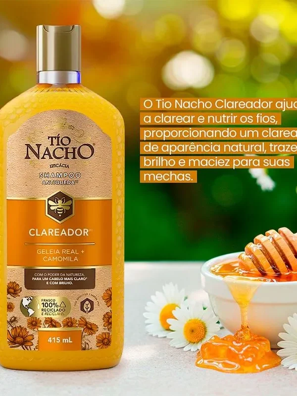 Tio Nacho Shampoo Antiqueda Tio Nacho Clareador 415ml