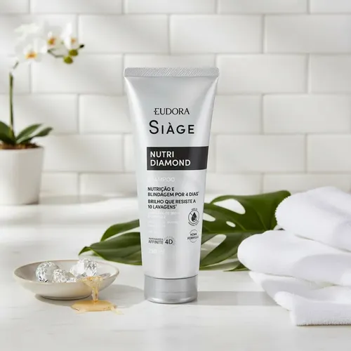 Shampoo Eudora Siage Nutri Diamond 250ml - Imagem 2