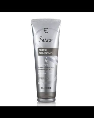 Shampoo Eudora Siage Nutri Diamond 250ml - Imagem 4
