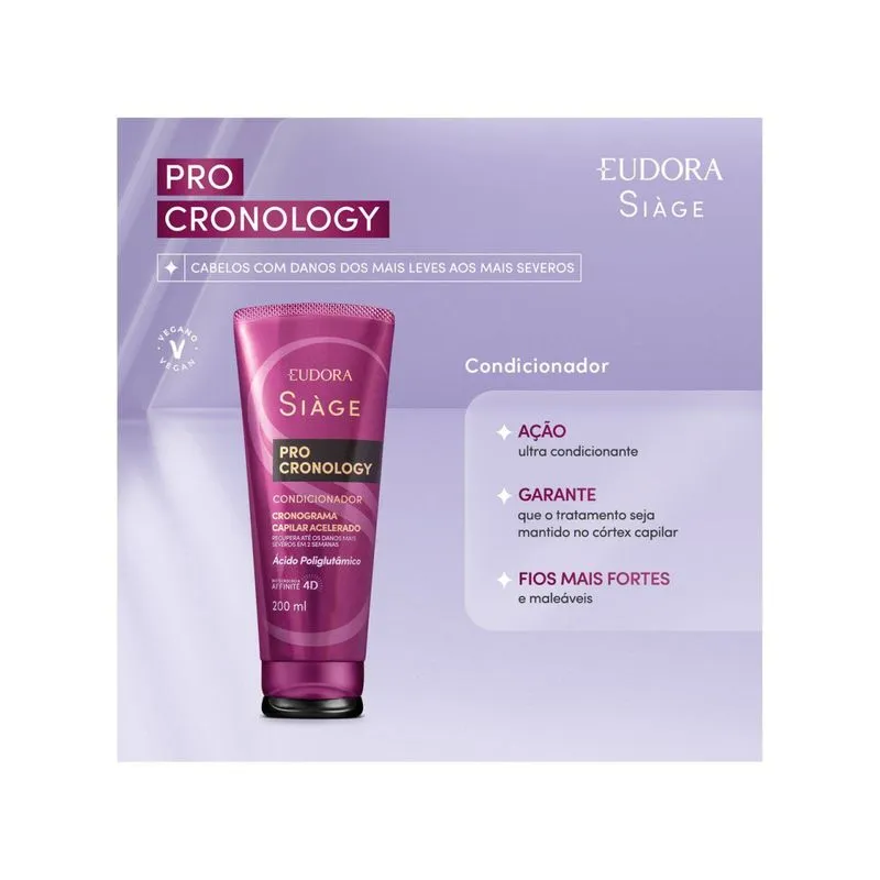 Condicionador Siàge Pro Cronology 200ml - Imagem 5