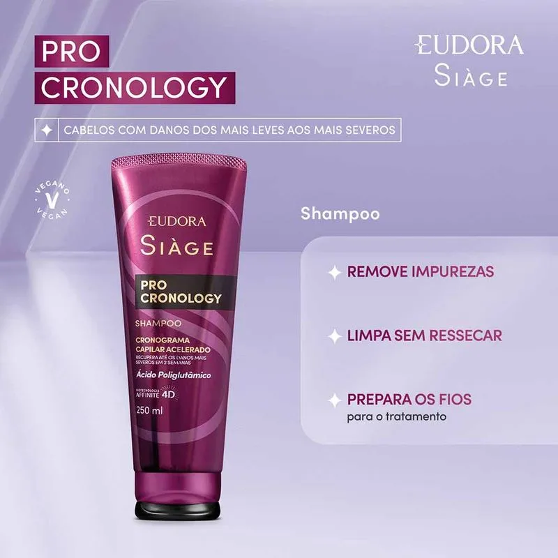 Shampoo Siàge Pro Cronology 250ml - Imagem 5