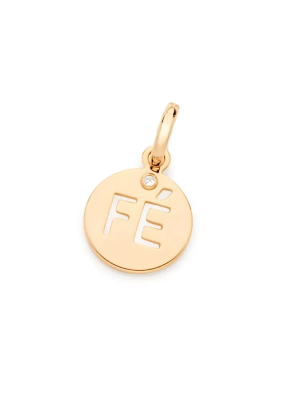 PINGENTE MEDALHA DA FÉ BANHADO A OURO 18K 5421360006