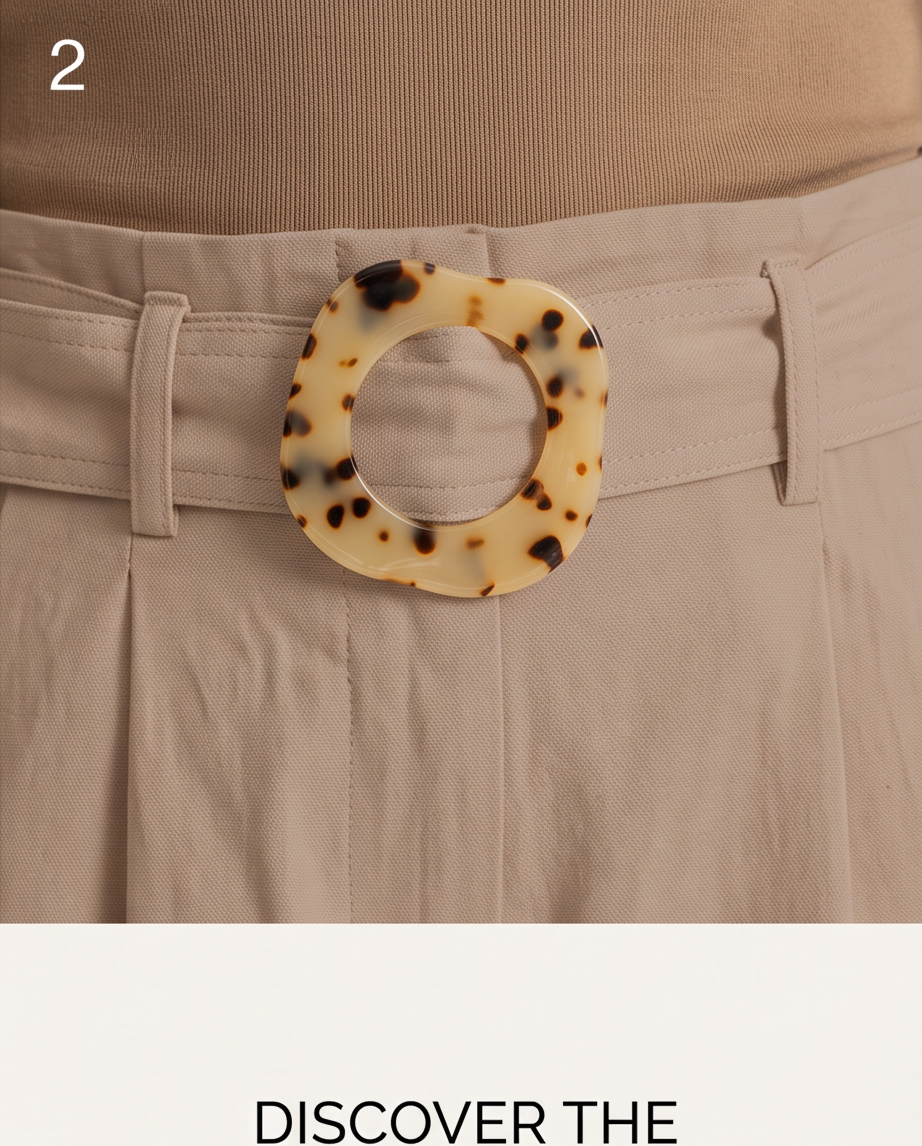 Calça Feminina Com Cinto Em Viscolinho Dianna- DN004405 - Imagem 6
