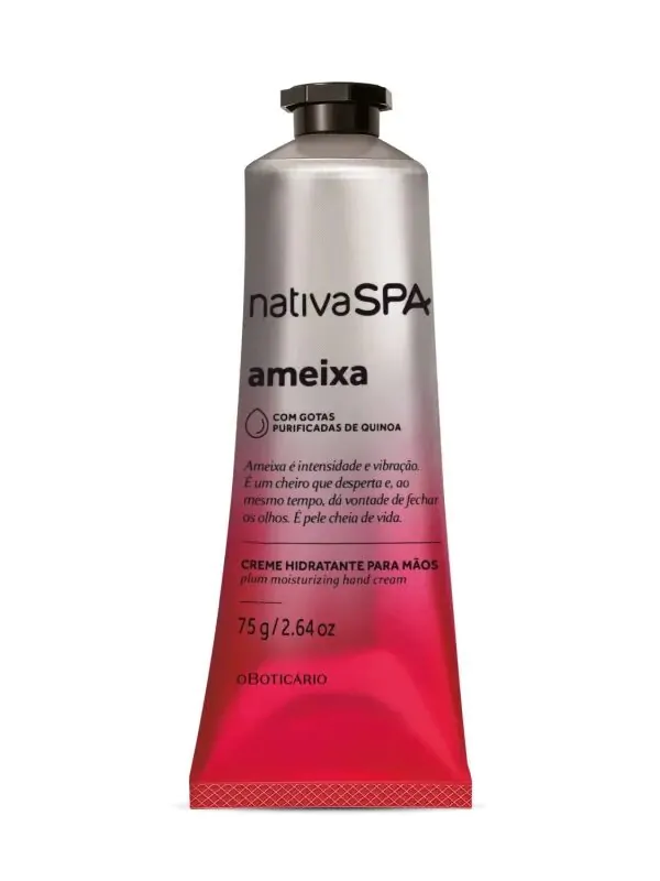 o Boticário Nativa SPA Ameixa - Creme Hidratante para Mãos 75g