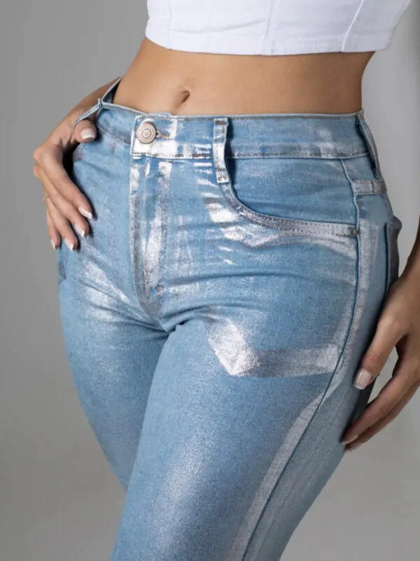 CALÇA JEANS SAWARY BOOT CUT - METALIZADA 275751