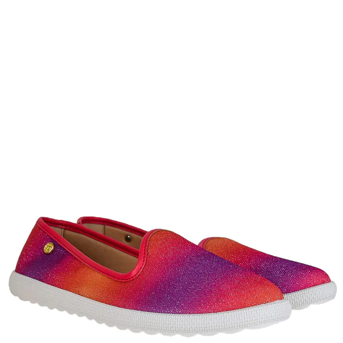 Sapatilha Moleca Brilho Degrade Multi Pink Gloss - Imagem 6
