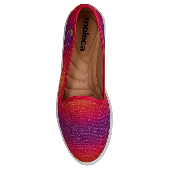 Sapatilha Moleca Brilho Degrade Multi Pink Gloss - Imagem 5